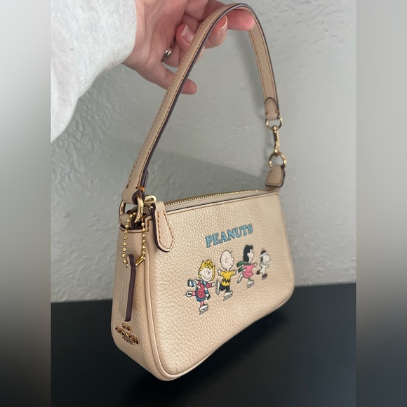 NWT Coach X Peanuts Nolita 19 With Snoopy And Friends Motif Wristlet Purse - Picture 3 of 13